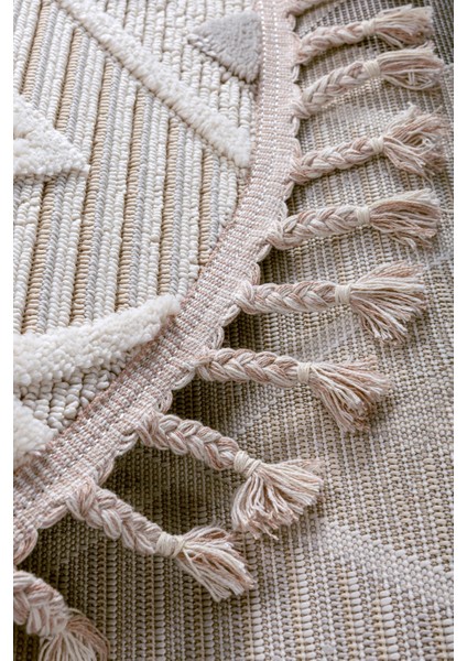 Enti Bonn 8804 Gri Oval Iskandinav Halı Salon Halısı Kesme Halı Yolluk fırsatları