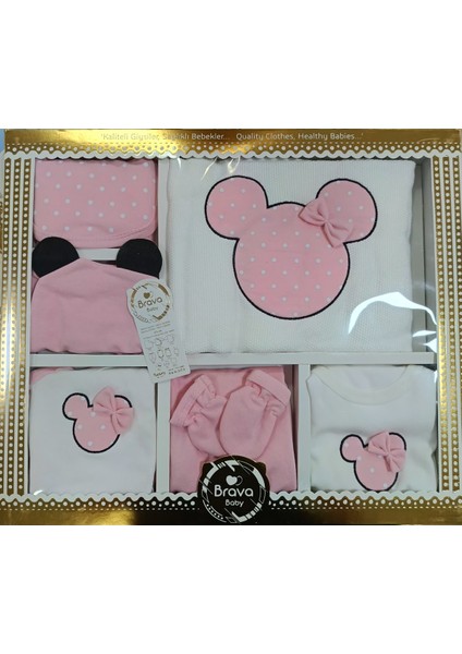 10 Lu Zıbın Seti Hastane Çıkışı ℅100 Pamuk Lüks Set