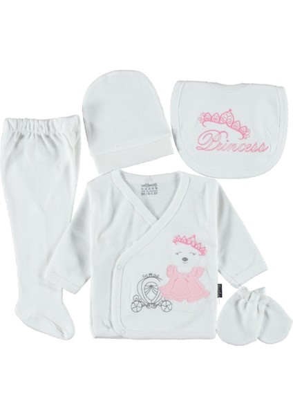 5 Li Zıbın Seti Hastane Çıkışı Pamuklu