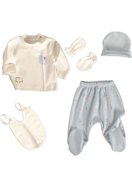 Beep Baskılı 5'li Zıbın Seti modelleri