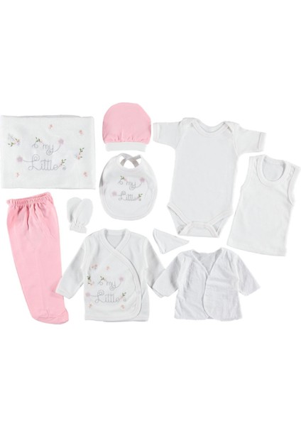 Lıttle Nakışlı 10 Lu Zıbın Seti Hastane Çıkışı