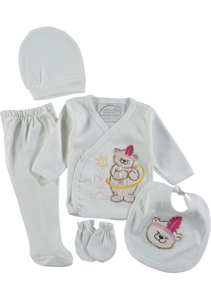 5 Li Zıbın Seti Hastane Çıkışı Pamuklu