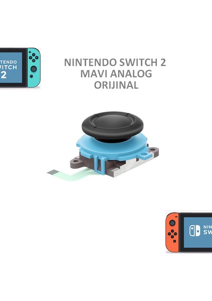 Nintendo Switch 2 Ns2 Joystick (Joycon) Analog Stick V2 Mavi