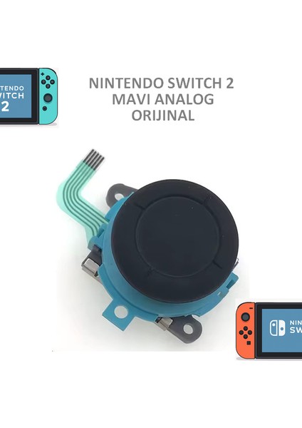Nintendo Switch 2 Ns2 Joystick (Joycon) Analog Stick V2 Mavi modelleri