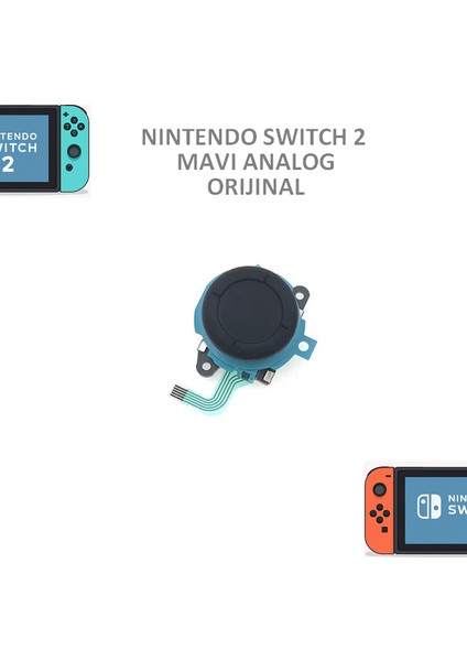 Nintendo Switch 2 Ns2 Joystick (Joycon) Analog Stick V2 Mavi indirimleri