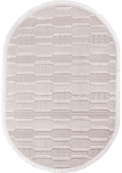 Enti Bonn 8801 Krem Oval Iskandinav Halı Salon Halısı Kesme Halı Yolluk fiyatları