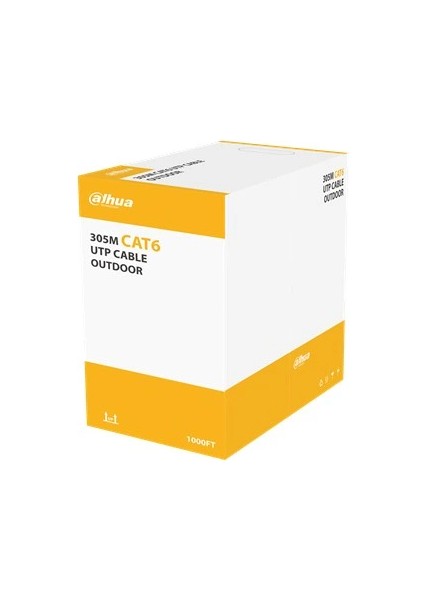 PFM922-6UN- Cat6 305 Metre 23AWG Cca Pe Outdoor Siyah Renk Kablo