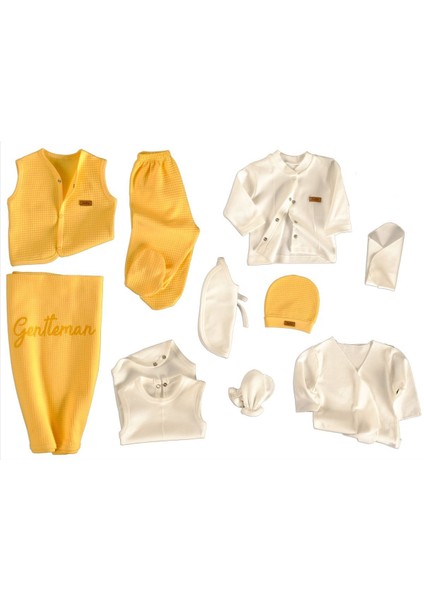 Gentlemen Nakışlı 10'lu Zıbın Seti