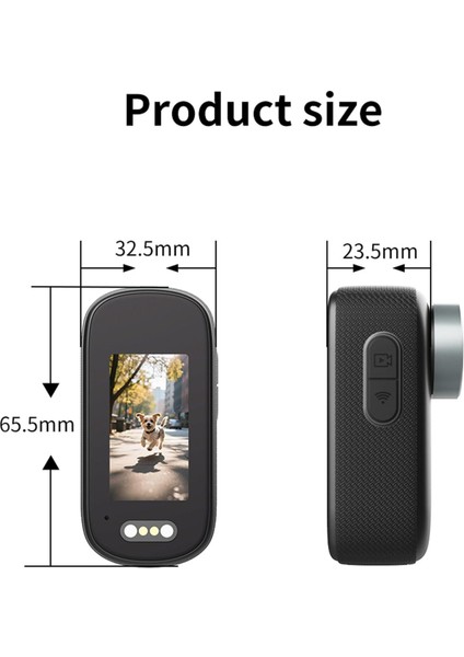 Ekranlı 4K Aksiyon Kamerası Ultra Hd Video Kaydı 180° Lens Dönüşü Bataryalı Aksiyon Kamerası fiyatları