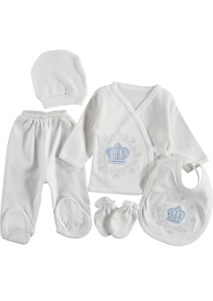0-3 Aylık 5 Li Zıbın Seti Hastane Çıkış Seti %100 Pamuklu fiyatları