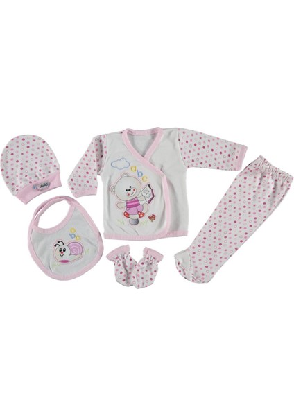 Kutulu 5 Li Zıbın Seti Hastane Çıkışı 0-3 Ay Pamuklu modelleri