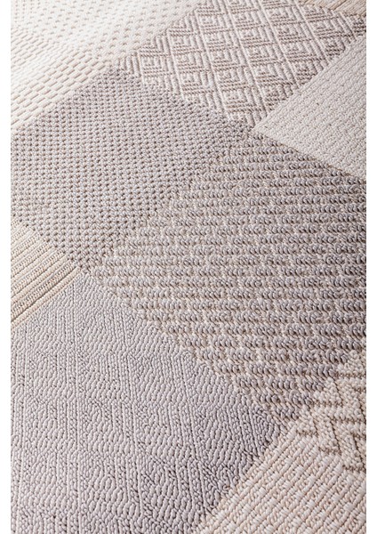 Enti Bonn 8806 Krem Oval Iskandinav Halı Salon Halısı Kesme Halı Yolluk modelleri