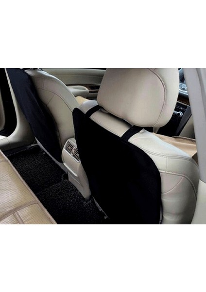 Araba Koltuk Arkası Koruyucu 2 Adet Siyah Kılıf + Şeffaf Kapı Kolu Koruyucu 8 Adet - 2li Set U2X8M6 modelleri