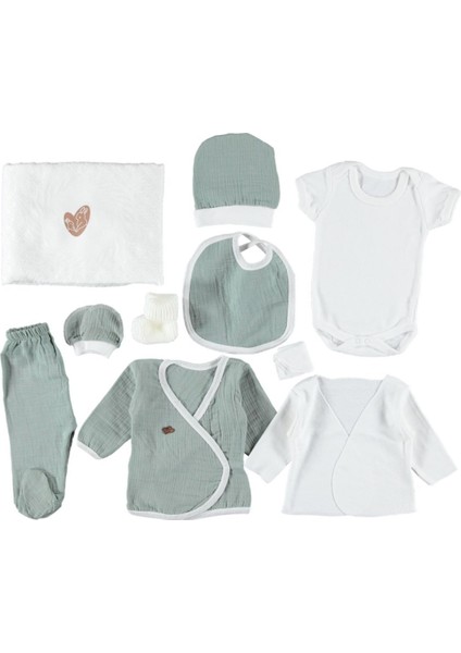 Armalı Müslin 10'lu Zıbın Seti modelleri