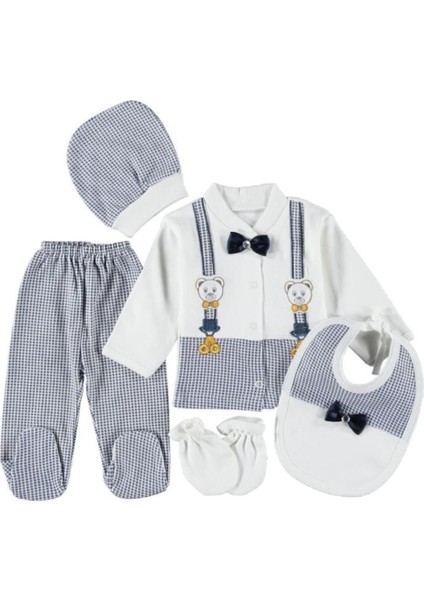 Papyolu 5'li Yeni Dogan Hastane Cıkışı Zıbın Set