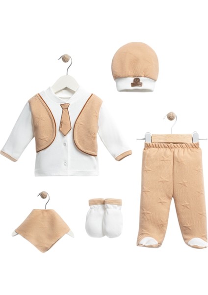 Organik 5 Li Zıbın Seti Hastane Çıkışı (Lüks Organik Ağız Mendili Hediyeli) fiyatları