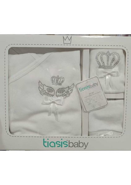 5 Li Zıbın Set Erkek Kanatlı 3 Ay Hastane Çıkışı Zıbın Seti Kutulu Pamuklu Kaliteli Lüks Set fiyatları