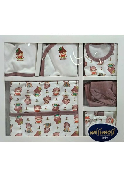 Baskılı 10'lu Zıbın Seti 1/3 Ay,bebek Zıbın Seti,hastane Çıkış Seti Lüks Set fiyatları