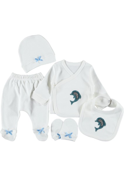 Yunus Taşlı 5 Parça Kutulu Zıbın Takımı 0-3 Ay Hastane Çıkış Seti