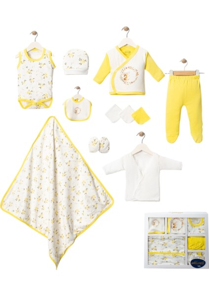 Baskılı 10'lu Zıbın Seti 1/3 Ay,bebek Zıbın Seti,hastane Çıkış Seti Lüks Set