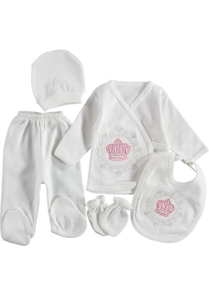 5 Li Zıbın Seti Hastane Çıkışı Pamuklu