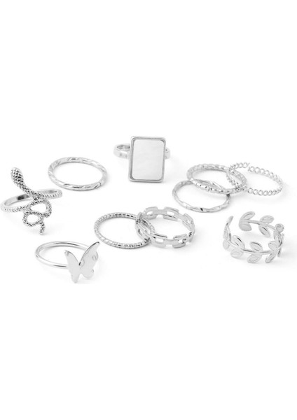 Gümüş Yüzük Seti