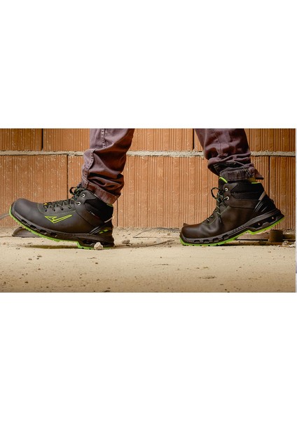 Garsport HEXA-G5000 Mıd E3 S3S Fo Sr Esd Bufalo Derisi Siyah/lime Iş Botu indirimleri