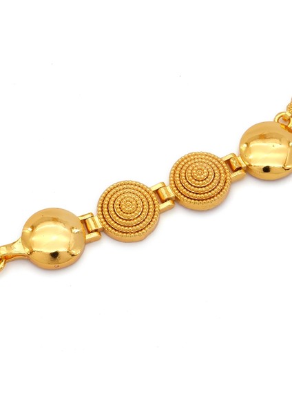 altın kaplama zirkon taşlı çeyrek altınlı bileklik blk-1203 modelleri