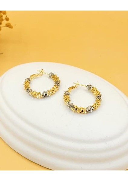 Işık Halkası Gold Silver Renk Halka Küpe fiyatları