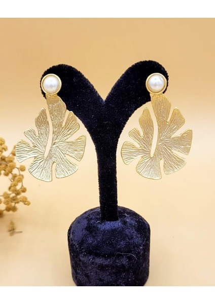 Altın Kaplama Incili Alev Model Küpe fırsatları