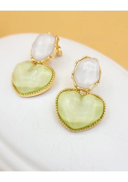 Su Yeşili Dalga Efektli Zr Model Sallantılı Küpe fiyatları