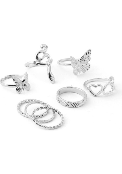 Gümüş Yüzük Seti