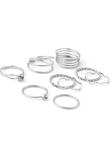 Gümüş Yüzük Seti