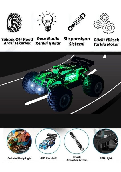 Uzaktan Kumandalı Araba Full Fonksiyon Işıklı Drift 4x2 15 Km Hız Yapan Jip fırsatları