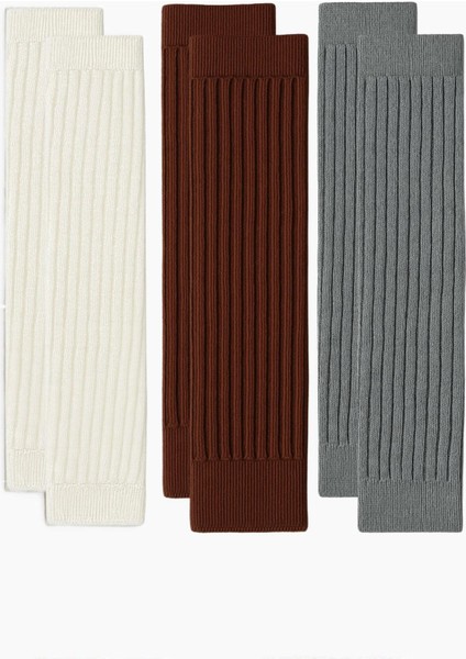 3 Çift Basic Kalın Pamuk Karışımlı Tozluk