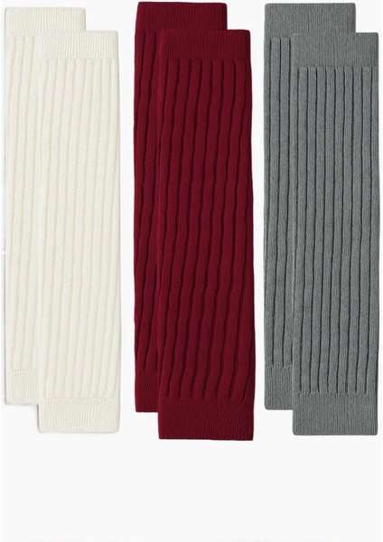 3 Çift Basic Kalın Pamuk Karışımlı Tozluk