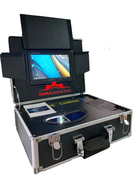 kanal Gözlem Kamerası H10+ - 9'' 25 mt Kablo Sinyal Vericili