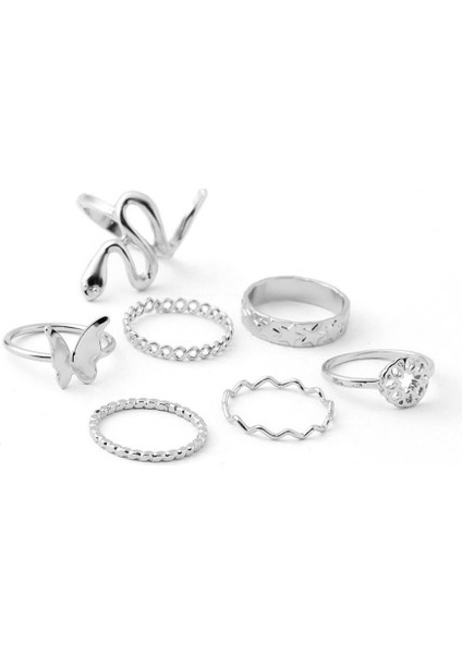 Gümüş Yüzük Seti