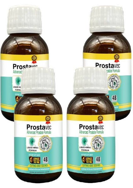 Prostavec Erkeklere Günlük Konforu Destekleyen Doğal Formüllü Surup 50 ml x 4 Adet