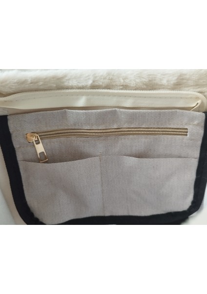 Vintage Peluş Kürk Model Sonbahar, Kış Tote Bag Kadın El, Kol, Omuz Çanta modelleri