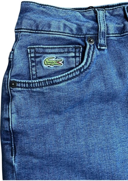 Kadın Slim Fit Lacivert Denim Etek modelleri