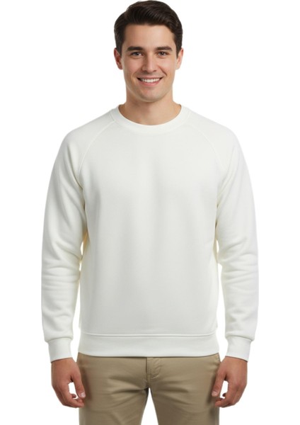 Erkek Spor Reklam Kol Sweatshirt Regular Fit BGL-ST04951