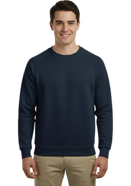 Erkek Spor Reklam Kol Sweatshirt Regular Fit BGL-ST04951