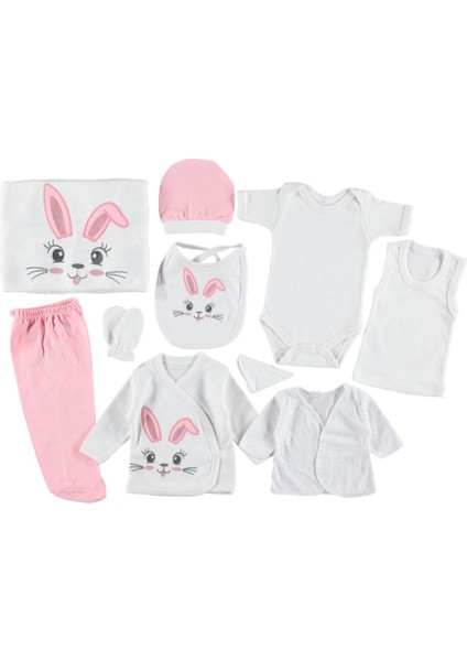 Tavşan Nakışlı 10 Lu Zıbın Seti Hastane Çıkışı fiyatları