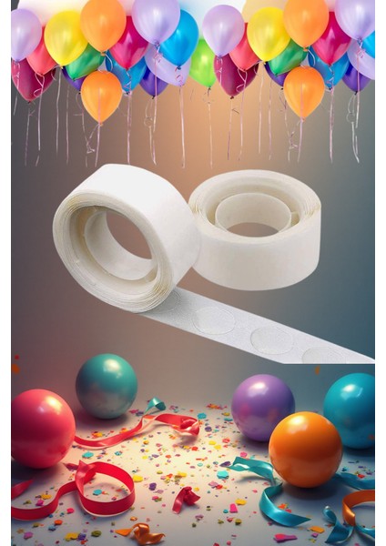 Balon Yapıştırma Bandı 100 Adet Balon Yapışkanı Parti Malzemeleri Doğum Günü fiyatları