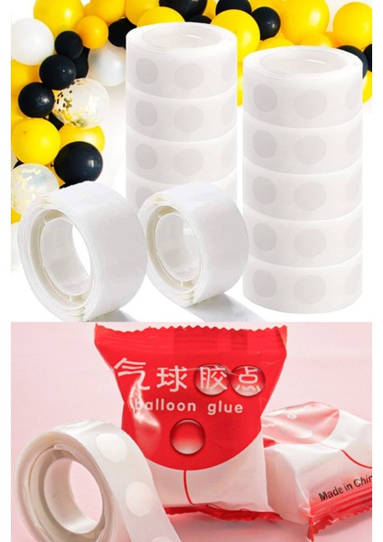 Balon Yapıştırma Bandı 100 Adet Balon Yapışkanı Parti Malzemeleri Doğum Günü fırsatları