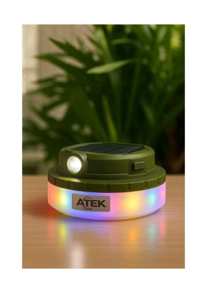 Güneş Enerjili Makara LED Kamp Lambası