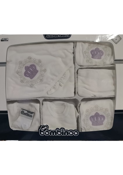 Nakışlı Taşlı Kaliteli 11 Li Hastane Çıkış Seti