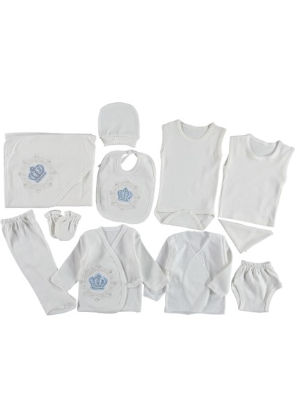 Nakışlı Taşlı Kaliteli 11 Li Hastane Çıkış Seti modelleri