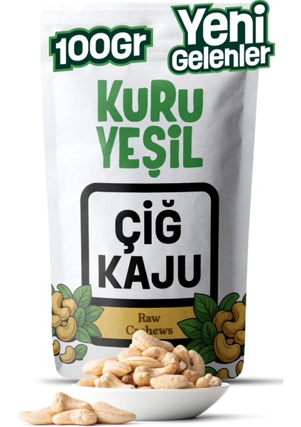 Çiğ Kaju 100 gr – Iri Tane Tuzsuz Katkısız Doğal Vegan Kuruyemiş